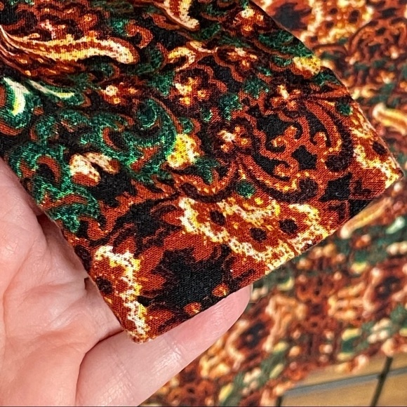 H&M Long Sleeve Boho Festival Multi Keyhole Back Mini Dress- Size 4 - Picture 3 of 10